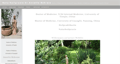 Desktop Screenshot of naturheilpraxis-behrens.de